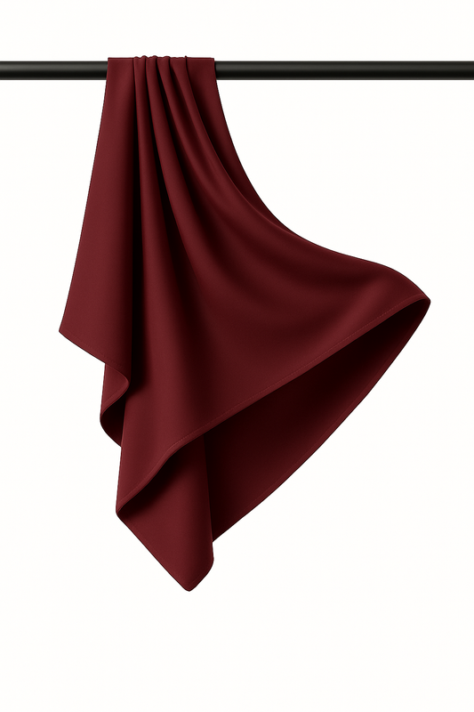 NIYA Jersey Liquide - Bordeaux intense