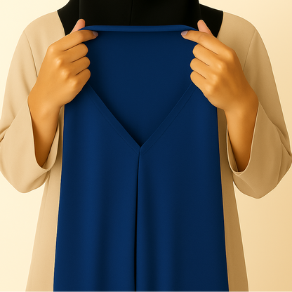 NIYA Jersey Premium voile Enfilable - Bleu Royal